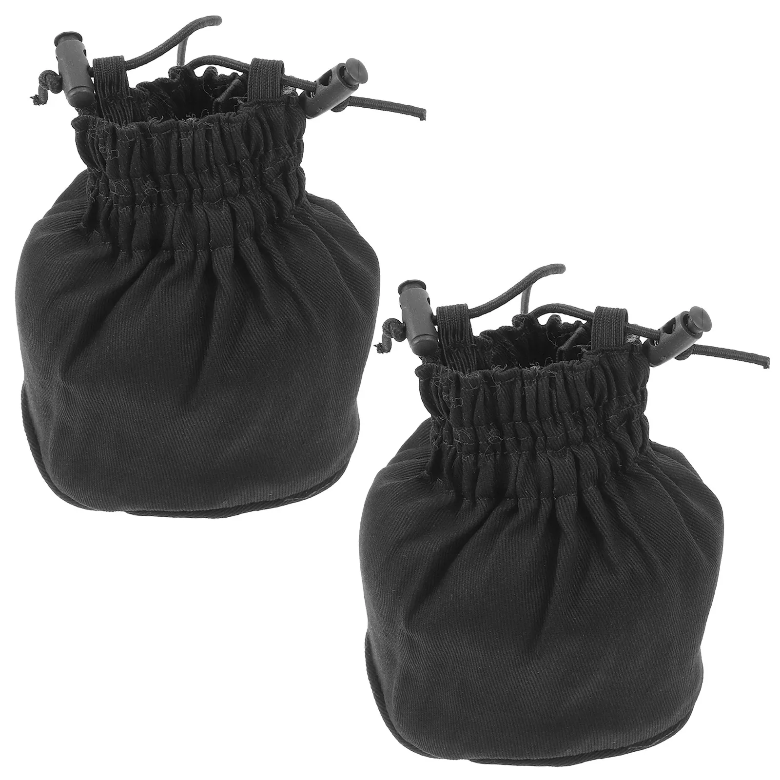 2Pcs Canvas Hair Dryer Diffuser Cap Universal Fit Foldable Thickened Fabric Soft Airflow Wet Dry Hair Styling Tool Travel
