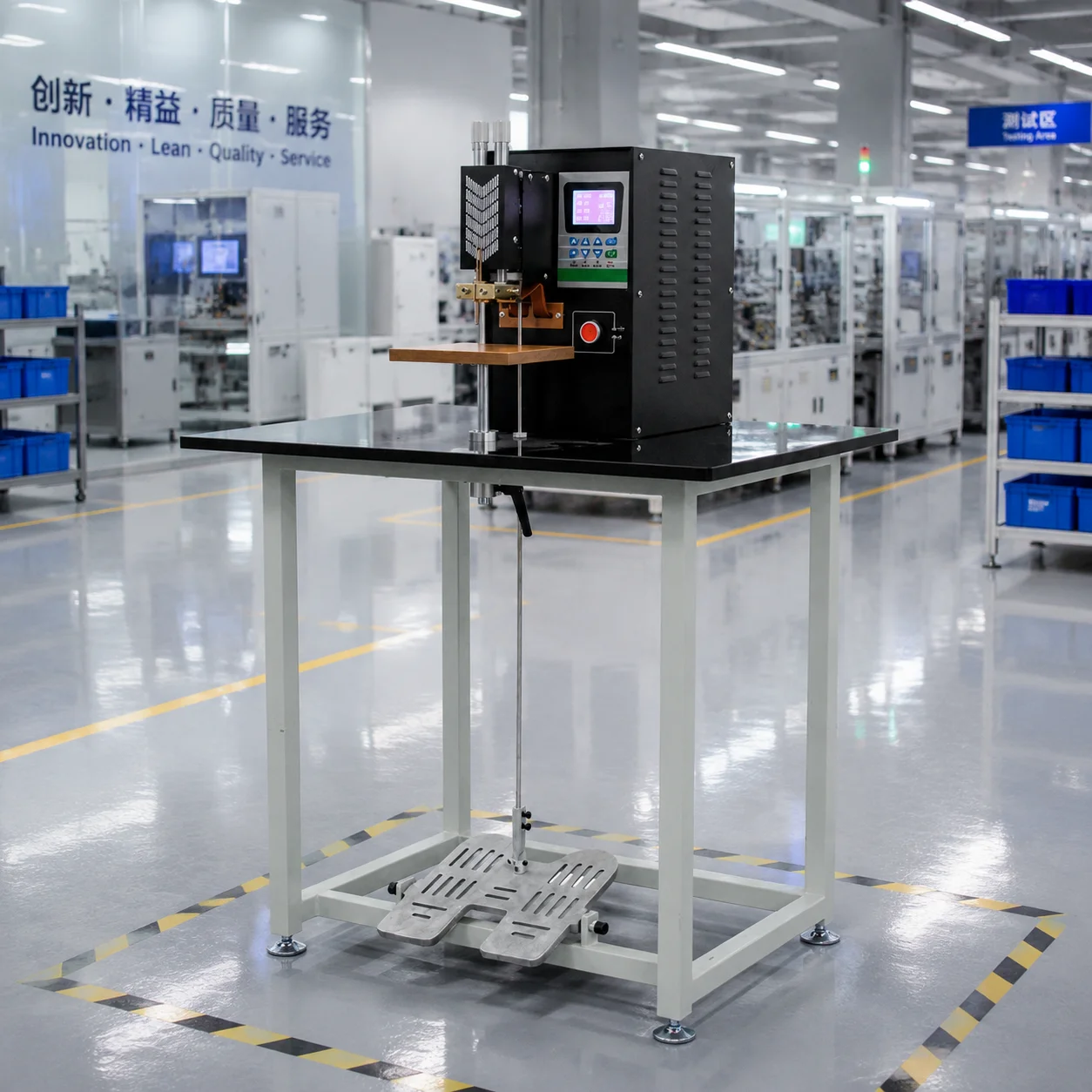 18650 26650 Cylindrical Battery Pack Assembly Equipment Manual Foot Control Spot Welding Machine
