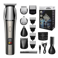 Xiaomi Youpin Waterproof 11-in-1 Men's Grooming Kit Electric Beard Trimmer Shaver Hair Clipper Rechargeable Nose Hair Trimmer