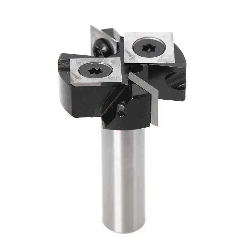 

Wooden planer bits 38.1mm 45mm Cutting diameter 6 8 12mm Shank Modified plate Surfacing router Drill bits Inserts Carbide plate