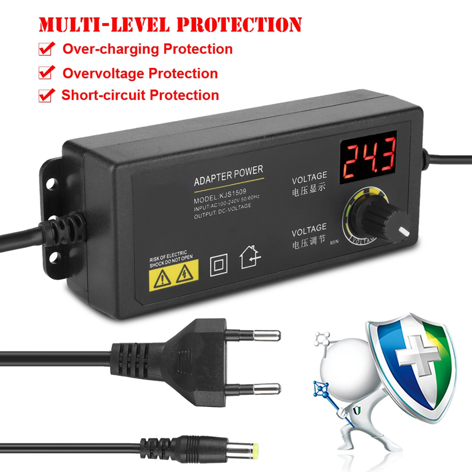 336 فولت واسعة النطاق قابل للتعديل محول الطاقة المضادة للتدخل 60 واط 1.5A محول التيار المتردد محول التيار المتردد محول الطاقة محول قابل للتعديل