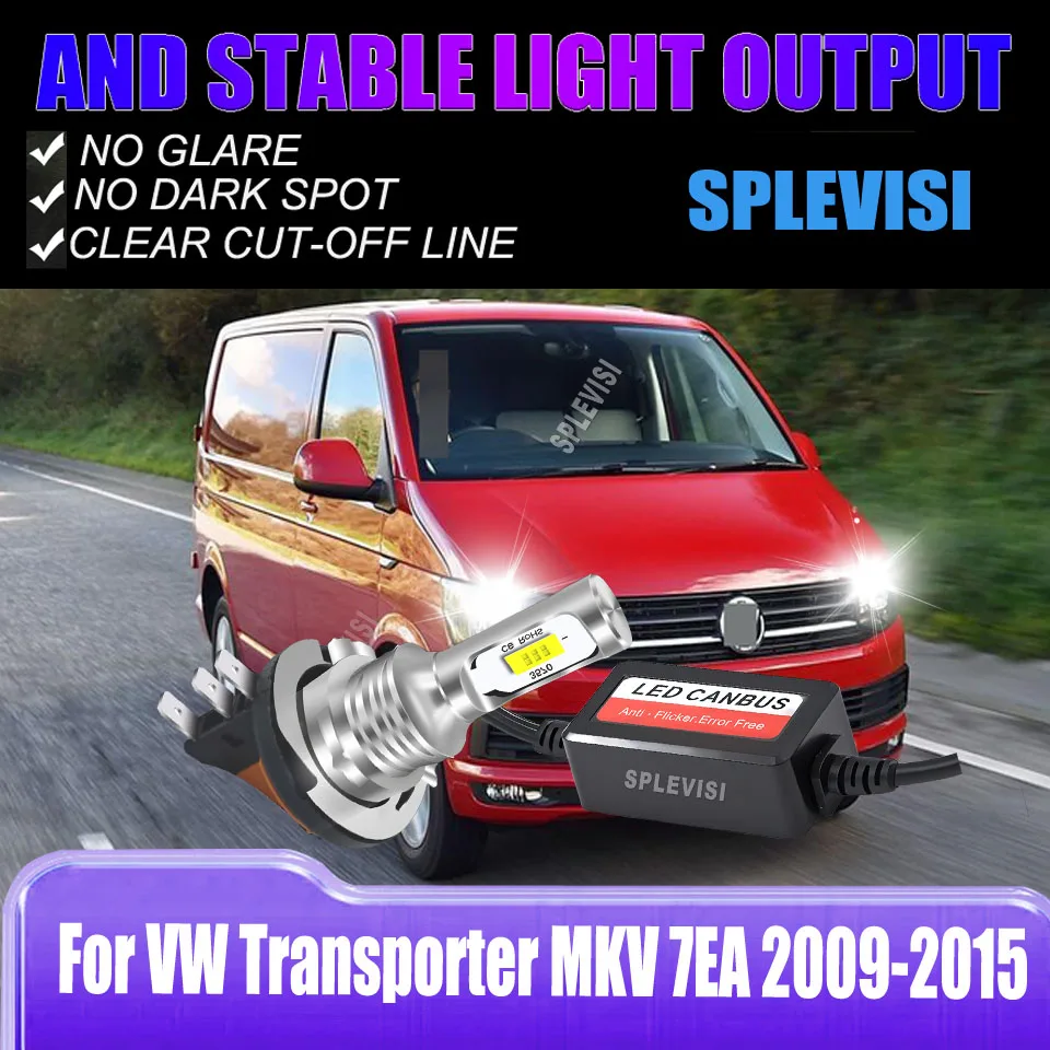 

2x 70 Вт H15 светодиодный Hi Beam DRL CANbus Готовый для 100% транспортных средств Для VW Transporter MKV 7EA 2009 2010 2011 2012 2013 2014 2015