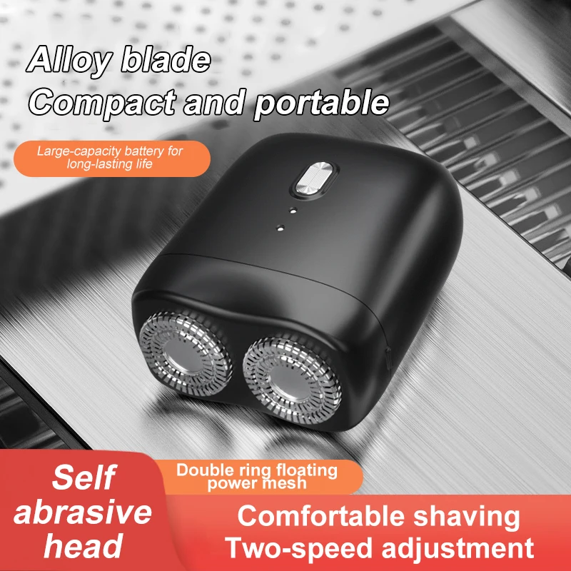

TX14 Shaver Men's Rechargeable Body Washable Double-Head Mini Magnetic Electric Double-Head Portable Razor