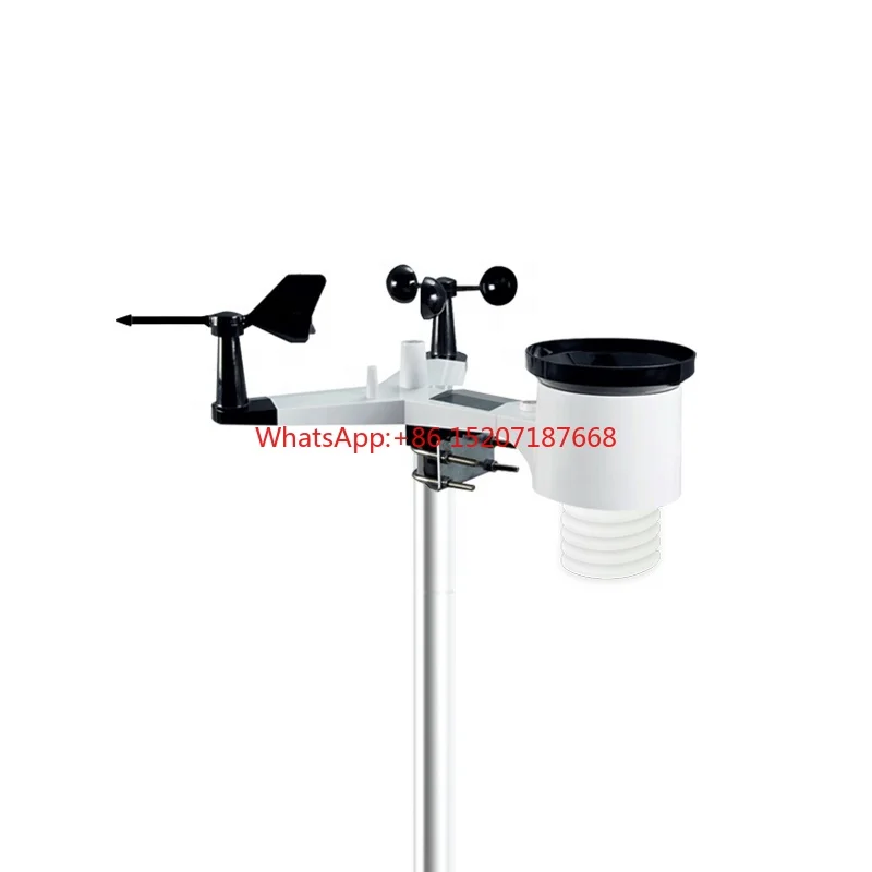 Wireless Complete Industrial Solar  Weather Monitoring Station with Meteorological Sensor