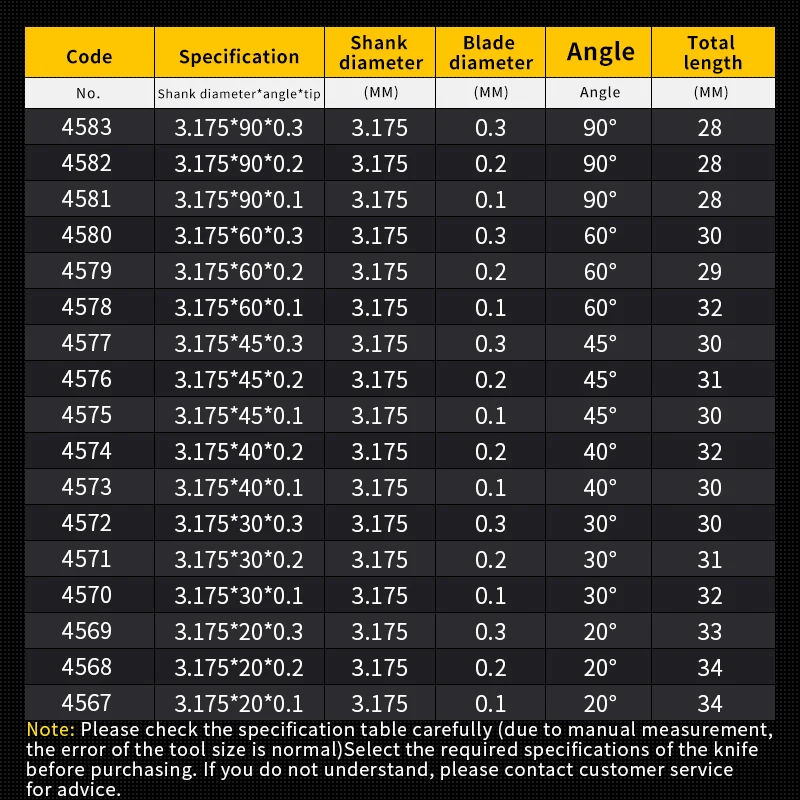 LIDIAO 3.175mm Shank Engraving Router Bit Carving Acrylic PVC MDF Jade Metal Material Tungsten Steel CNC Milling Cutter