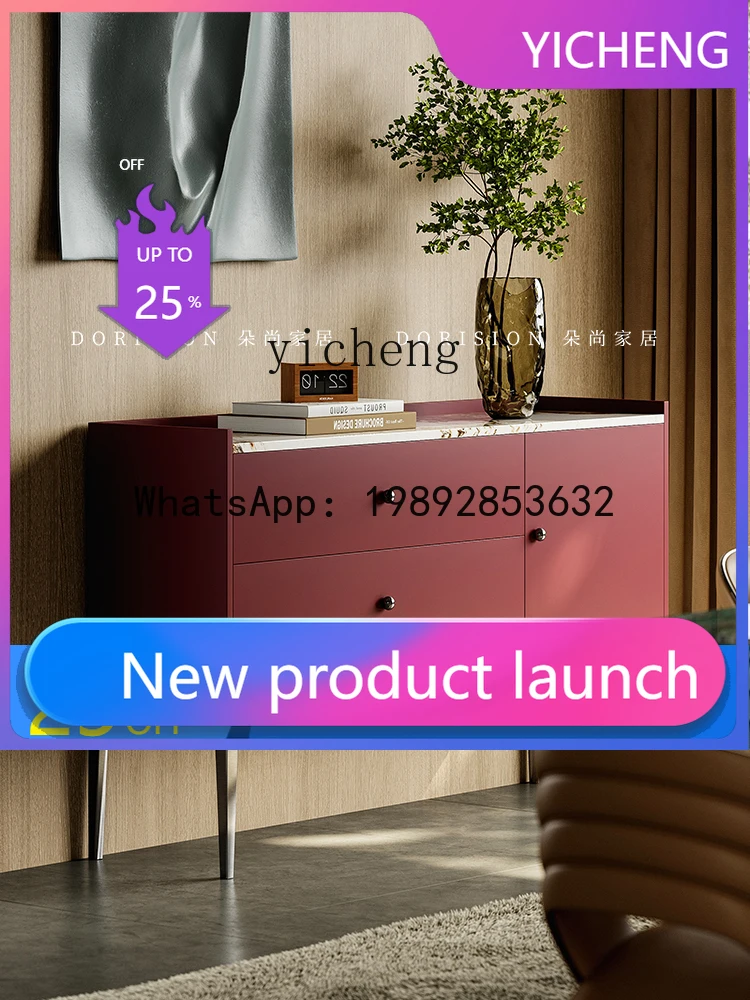 

Q6 modern entrance cabinet is opposite the home, entrance door of the living room is against