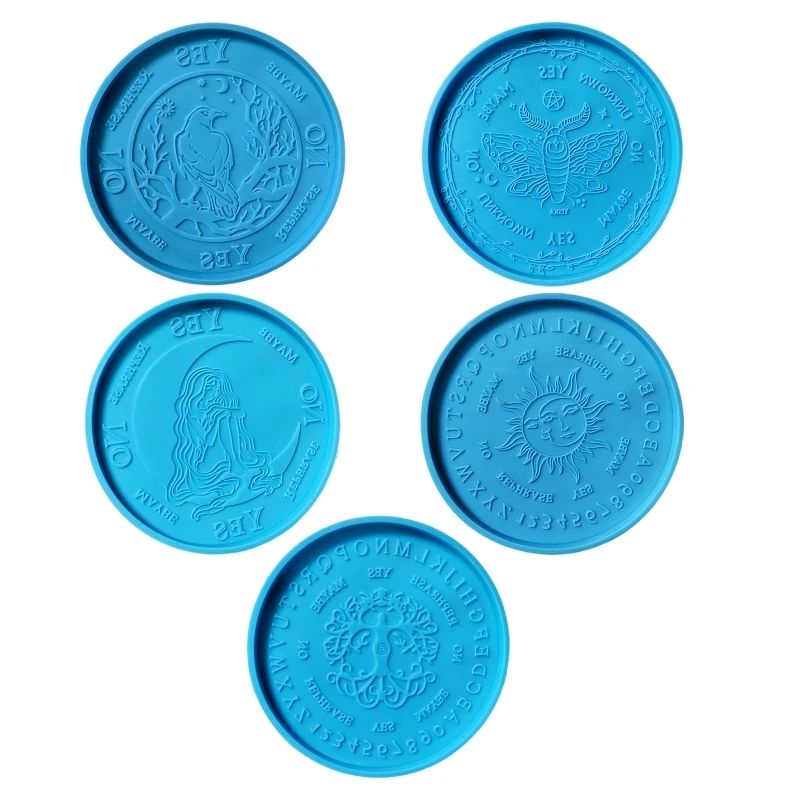 Y1UB Big DIY Round Silicone Mold for Resin Concrete Diameter 4.13inch