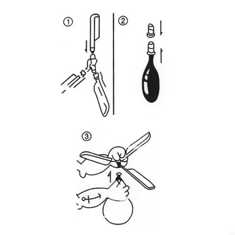 elicotteri a palloncini creatività mettono i giocattoli colorati mosca per l'interno o l'esterno