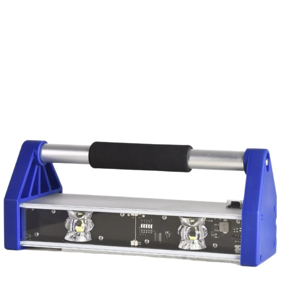 

New LED polished spotlight putty wall light 2.0 double head effect construction acceptance light clear corner light