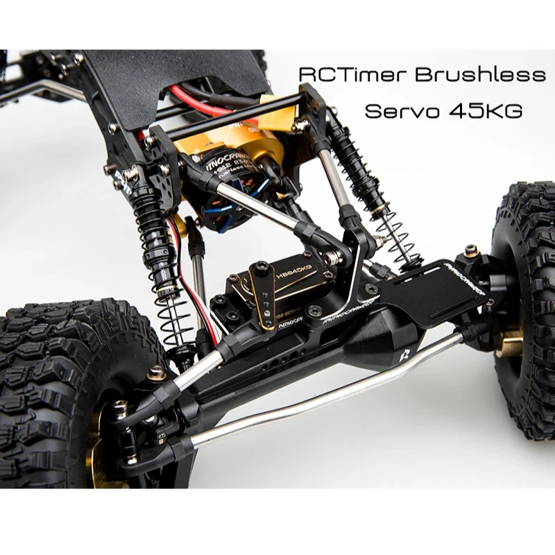 RhinoRC YUE ONE V2 RC Crawler Chassis 1/10 RTR Rig Edition 80A ESC S12 Brushless Motor 45KG Servo