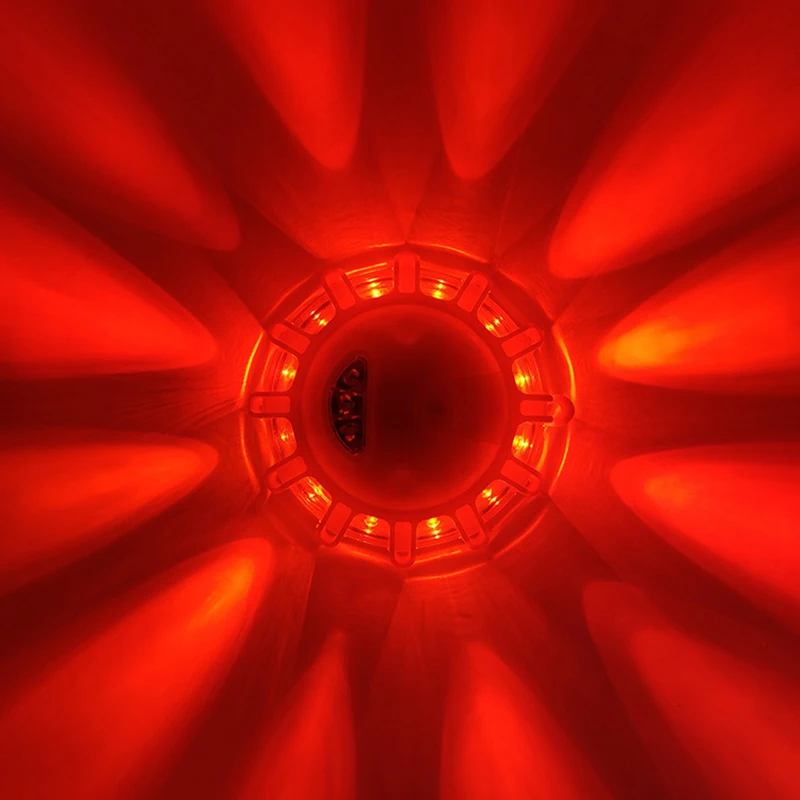 Trucks Vehicle Car Orange LED Emergency Lights Flare 9 Modes Safety Warning USB Rechargeable Flashing Lamp