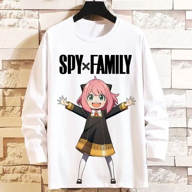 

Anime Game Long Sleeve T-Shirt Spy X Family Aniya Forger Merchandise Youth Top