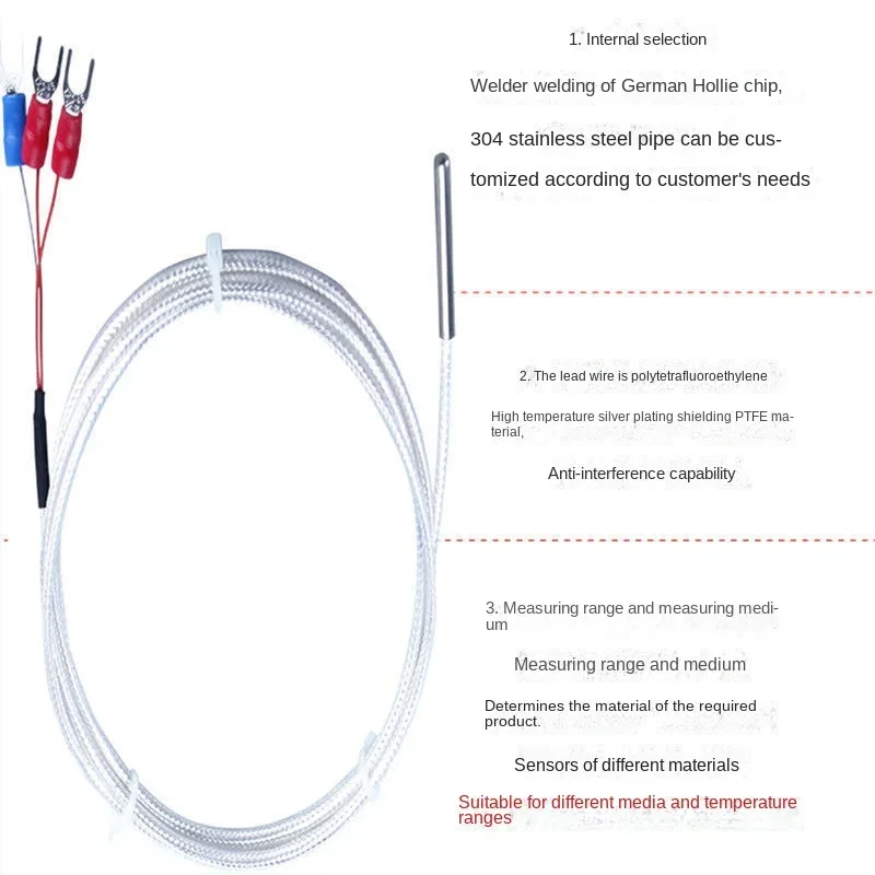 Temperature Sensor Probe K-Type Thermocouple Temperature Transmitter