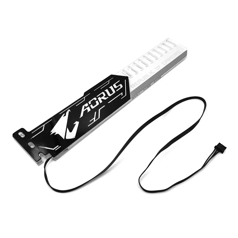 RGB GPU Bracket ปรับแต่งกราฟิกการ์ด VGA 12V RGB 4PIN / 5V ARGB 3PIN MOBO AURA SYNC ปรับแต่ง
