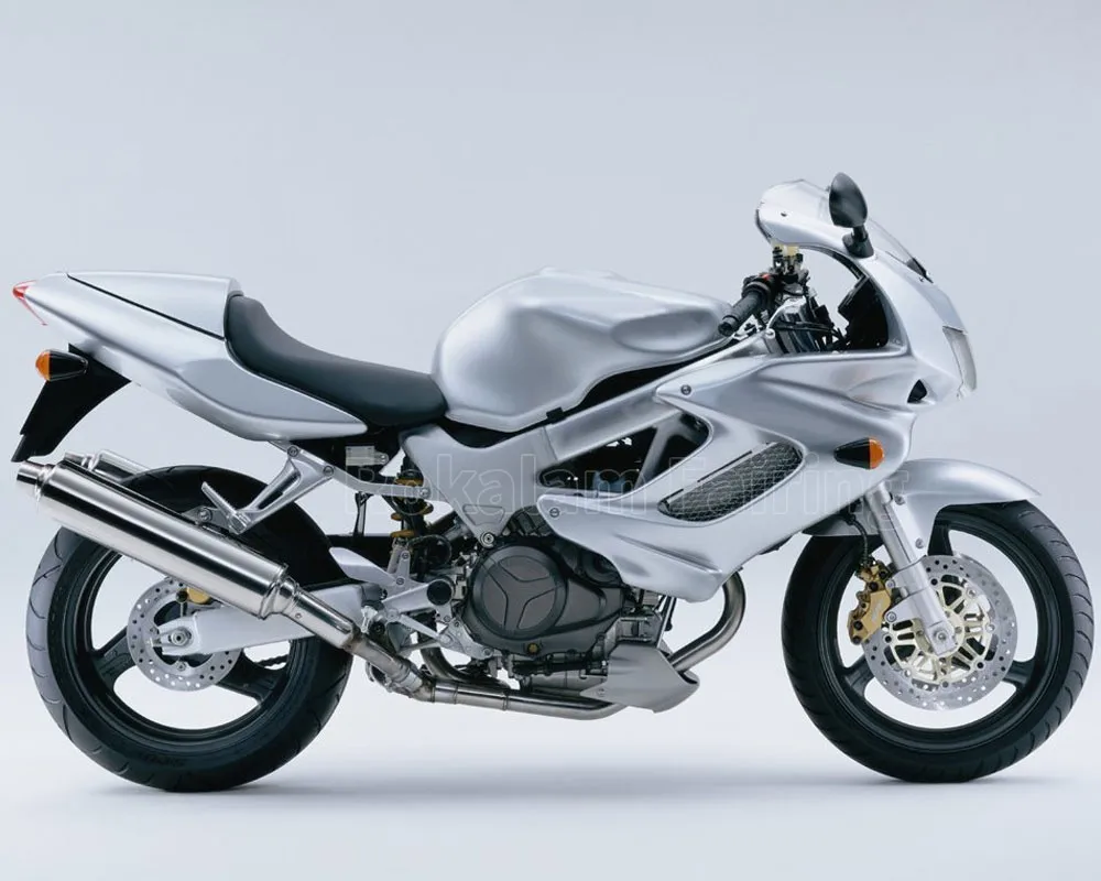 Cheap Fairing For Honda VTR1000F 1997-2005 97 98 99 00 01 02 03 04 05 VTR 1000F 97-05 All Silver ABS Fairings