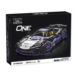 IN STOCK 1:10 City Sports Car AMG Building Blocks Model MOC Technical Racing Car Bricks Toys for Children Birthday Gift Set