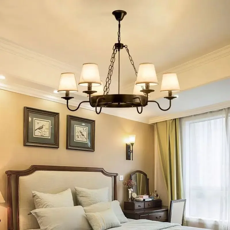 Vintage Chandelier Themed Restaurant Creative Personalized Clothing Private Rooms Industrial Style Living Room Lighting Fixtures