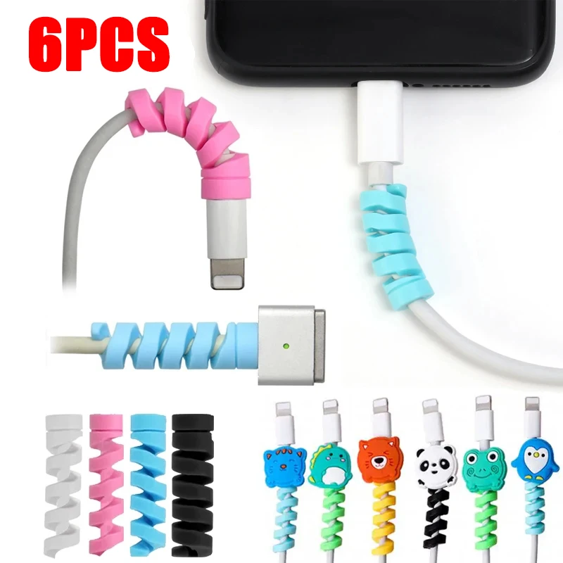 USB Charging Cable Protector For Phones Cable holder Ties cable winder Clip For Mouse Charger Cord management cable organizer