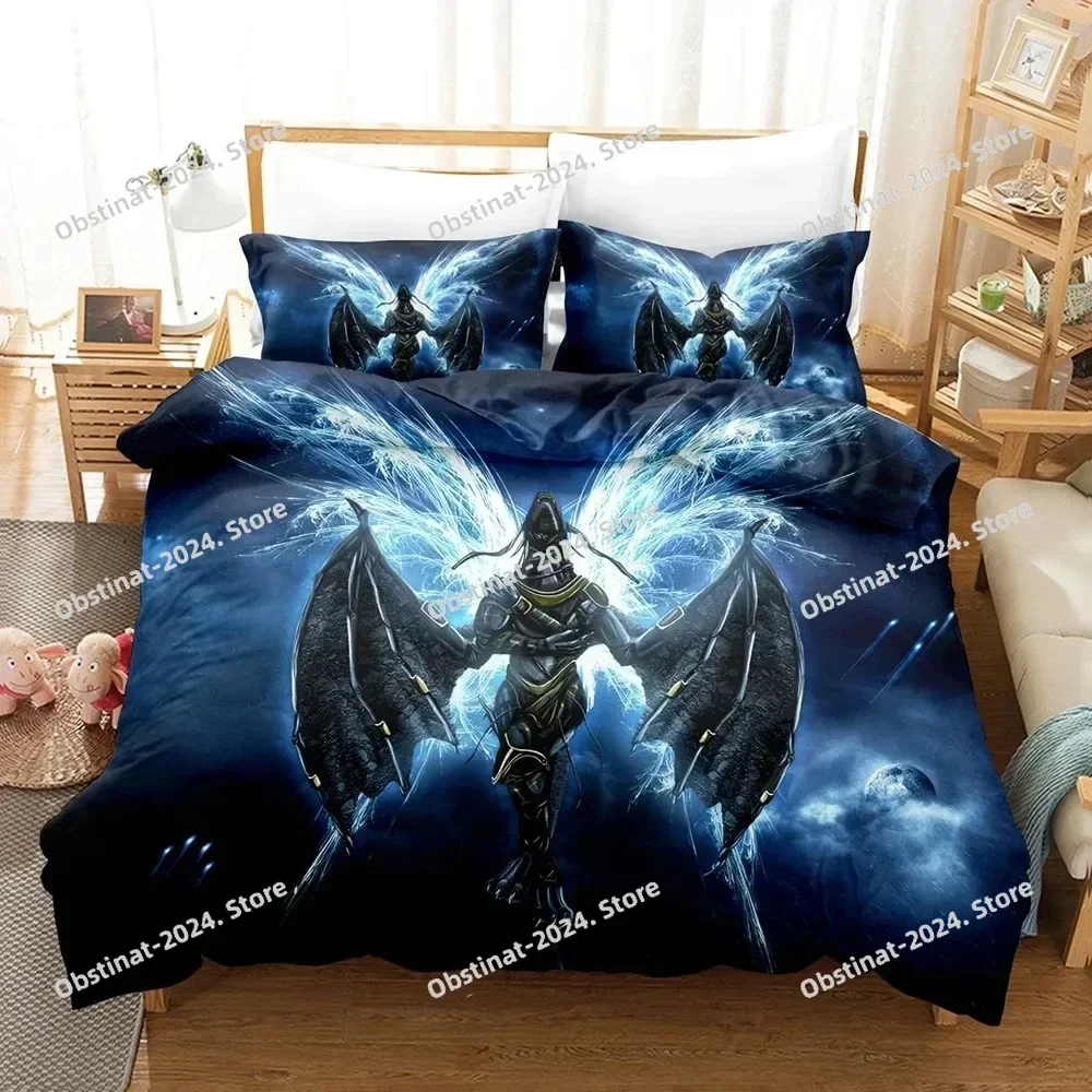 3D Print Fallen Angel Bedding Set Duvet Cover Bed Set Quilt Cover Pillowcase Comforter king Queen Size Boys Adult Bedding Set