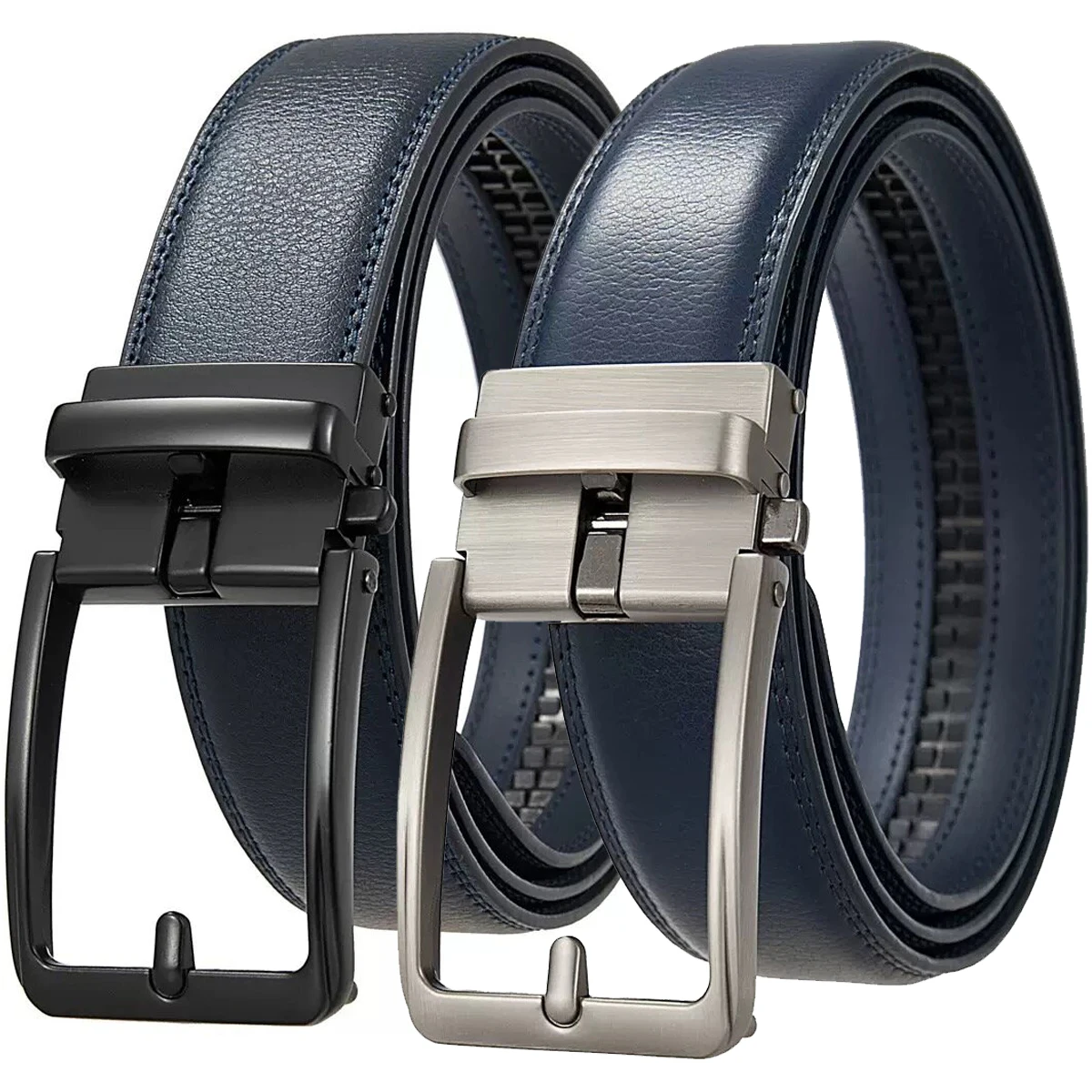3.5CM Automatic Buckle Men's Belt Designer Belts Men High Quality Luxury Brand Black Yellow White Blue Plus Size Belt for Men