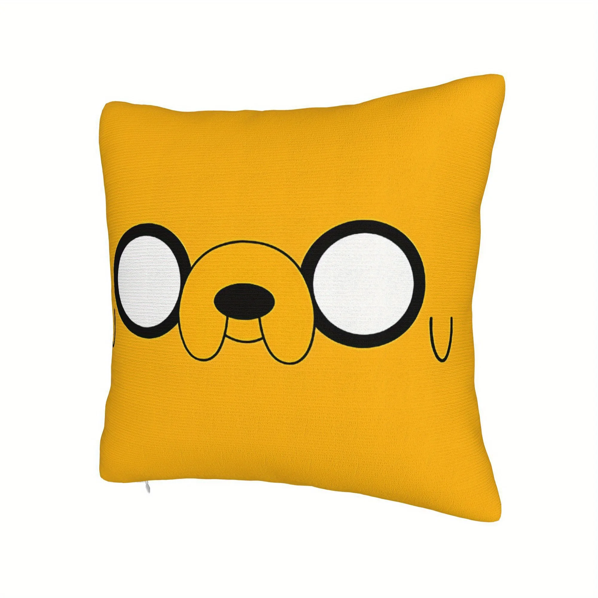 Cute cartoon dog dog face pillow cover decorative cushion cover 18x 18 inch with zipper machine washable for children's room