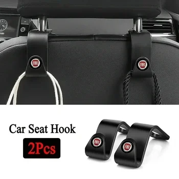 Auto Seat Hook Storage Hanger, Acessórios do carro, FIAT Punto 500, 500x, Tipo, Panda, Ducato, Freemont, Stilo, Doblo, Fiorino, 2pcs
