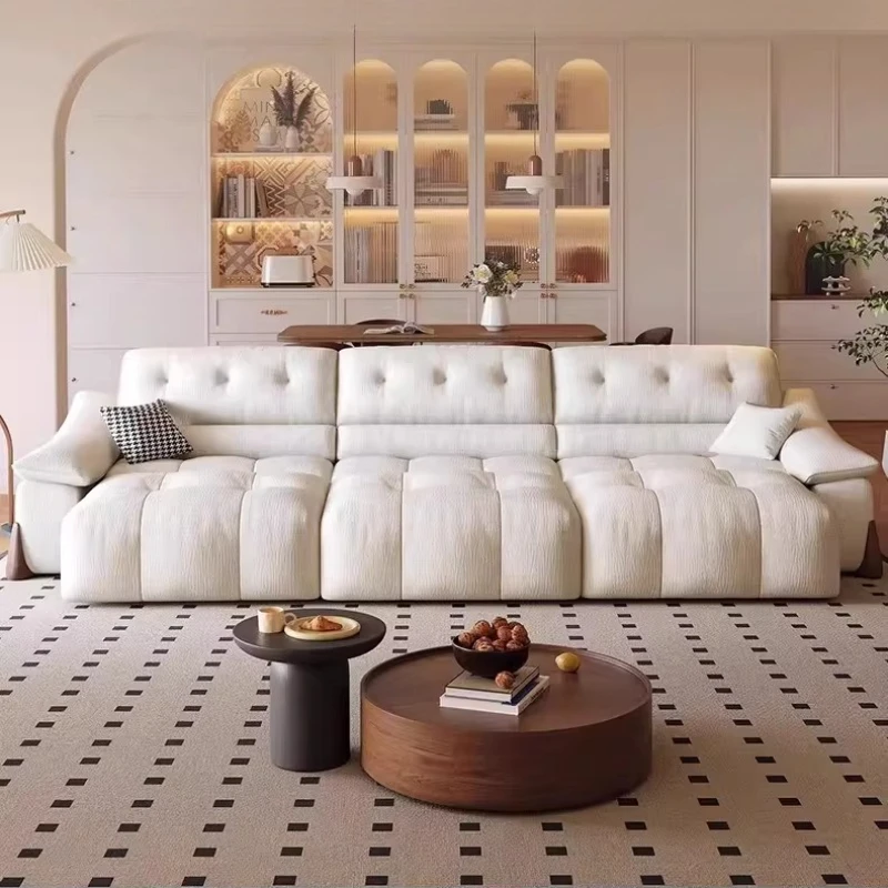 Modern Italian Arm Electric Sofa Fabric Luxury Apartments Sleeper Sofa Living Room Oversized Relax Divano Moderno Furniture Home image 5