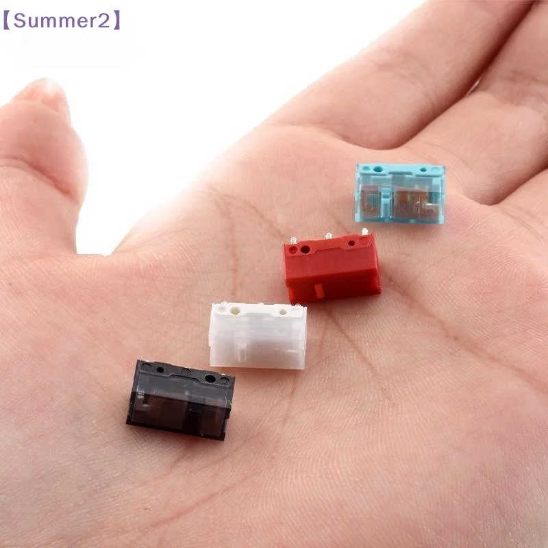 【Xia2】1Pcs 100 Million Click Computer Game Mouse Left Right Repair Microswitch Button New White Blade Micro Switch For Kailh{S}