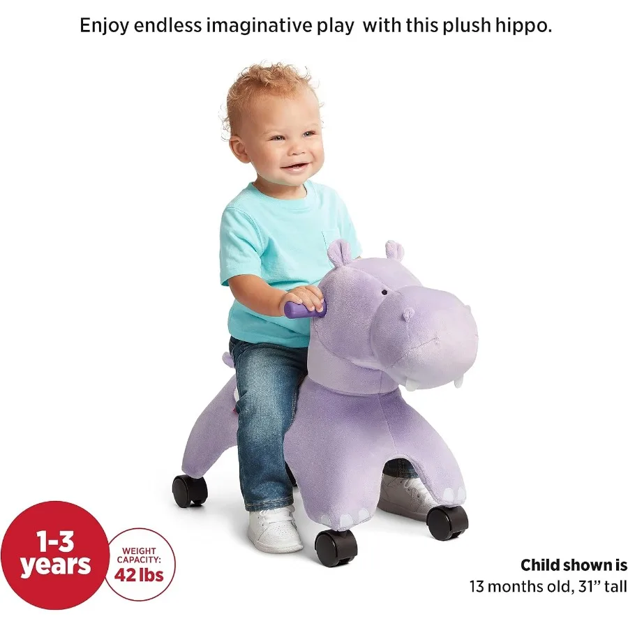 هولي ذا رولينج هيبو، للأعمار من 1 إلى 3 سنوات، أرجواني، ألعاب أطفال للأطفال