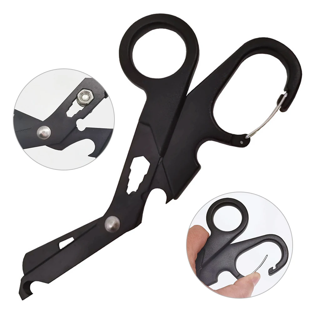 New Camping Hiking Rescue Scissors Multifunctional Tool Rescue Scissors Tool Camping Gear Hiking Multifunctional