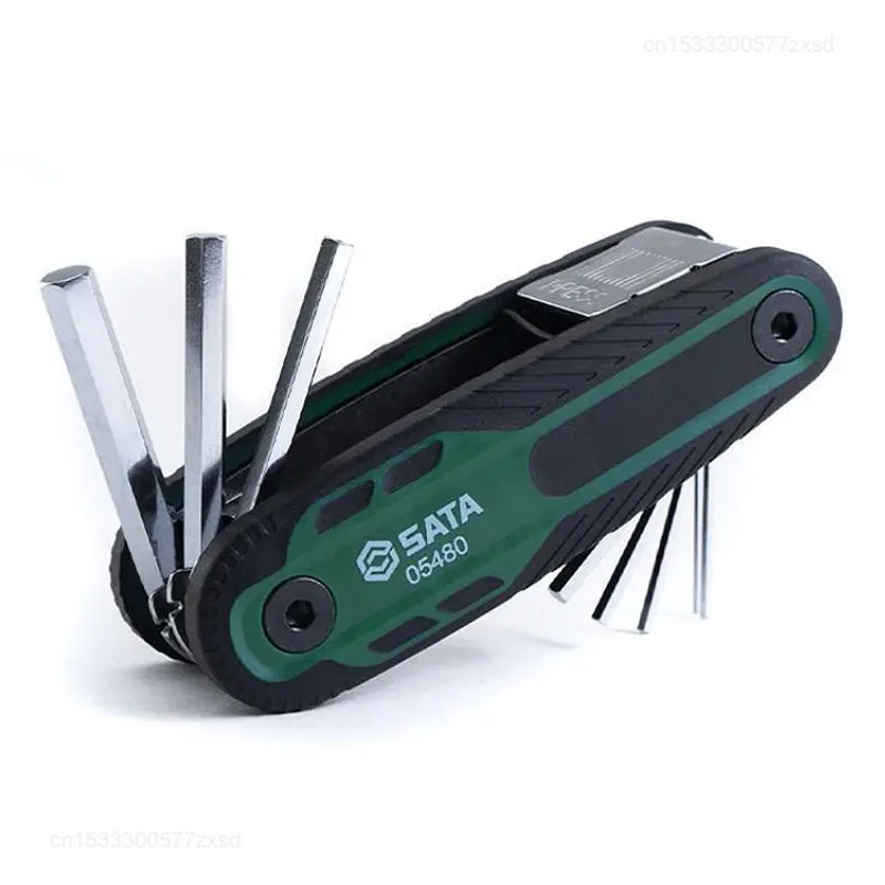 Xiaomi SATA Folding Hexagon Spanner Screwdriver Set Hex Wrench Screwdriver Set Multifunctional Tool Allen Key 6 Angle Hand Tools