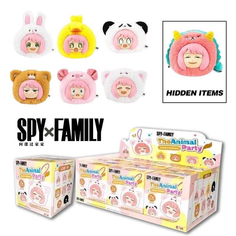 

6 шт. новый Spy X Family Anya Series слепая коробка игрушки милые фигурки куклы загадочная коробка модель сумка-сюрприз для девочек детский подарок на день рождения