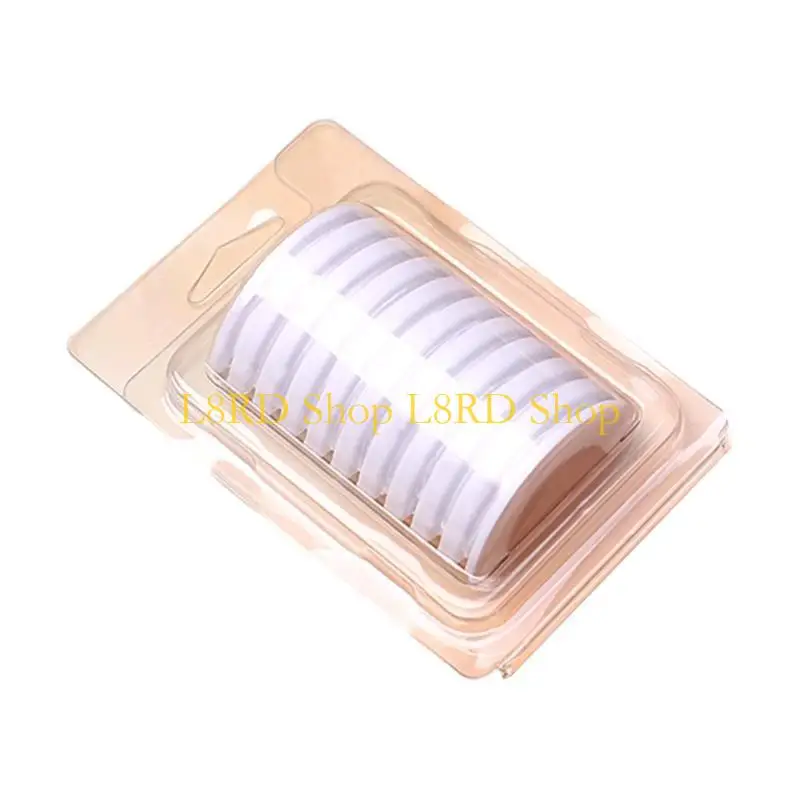 

L8RD 10Pcs Reusable Adhesive Eyelashes Sticking Eyelashes Reusable Eyelash