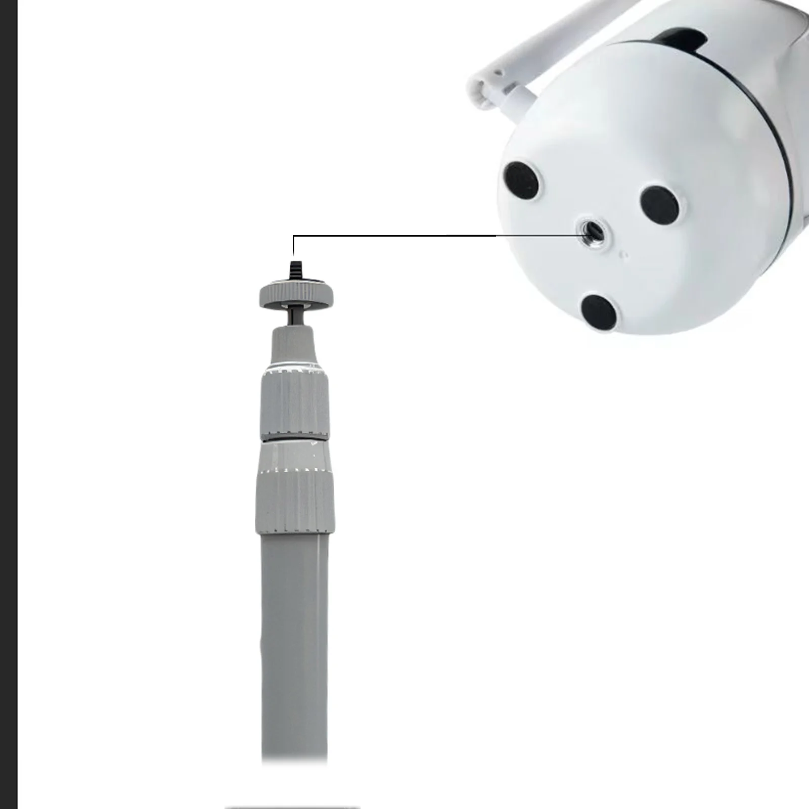 مروحة حامل جهاز عرض ، مثبت على الحائط ، أبيض #3