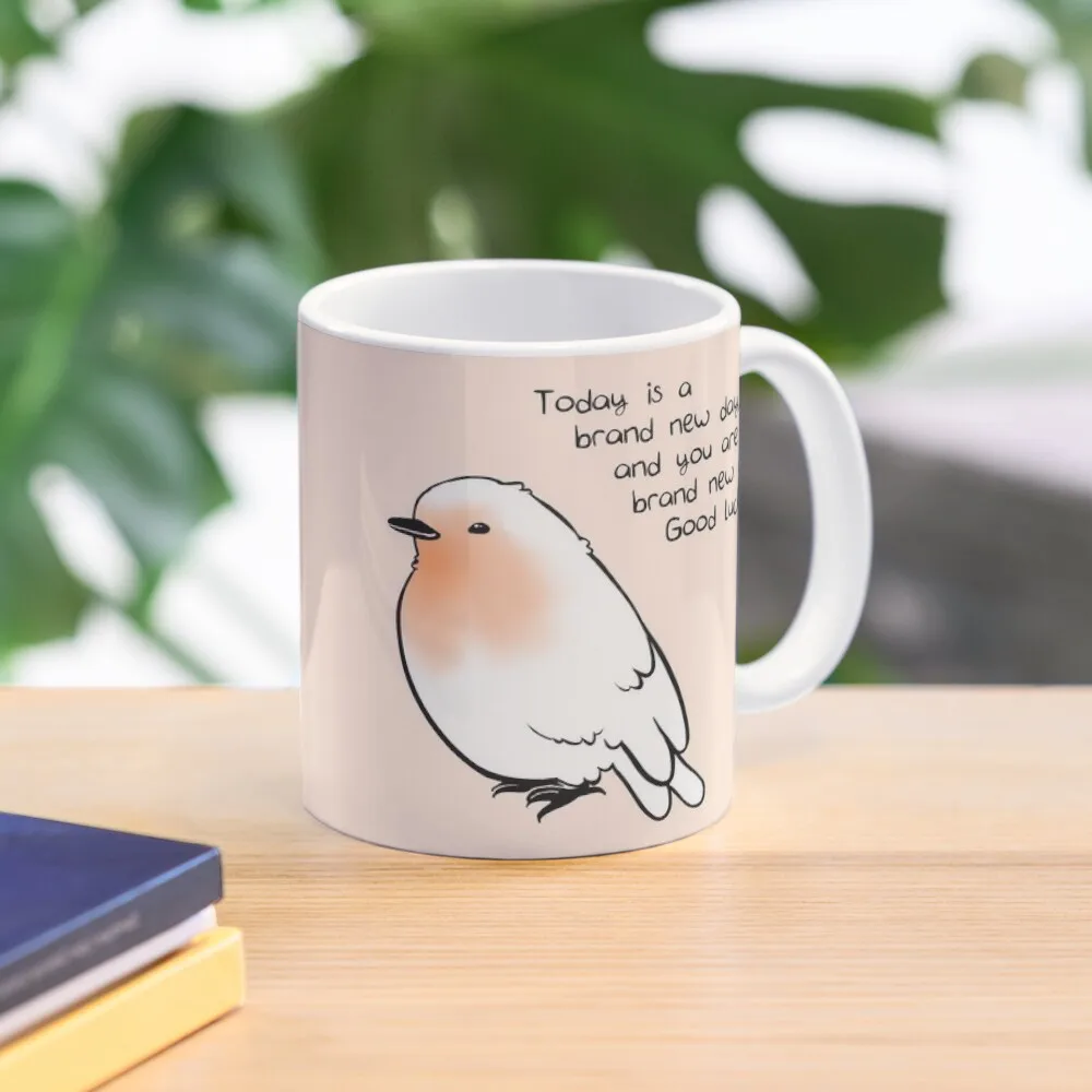 

New Day Bird Coffee Mug Kawaii Cups Original Breakfast Cups Cups For Glass Mug