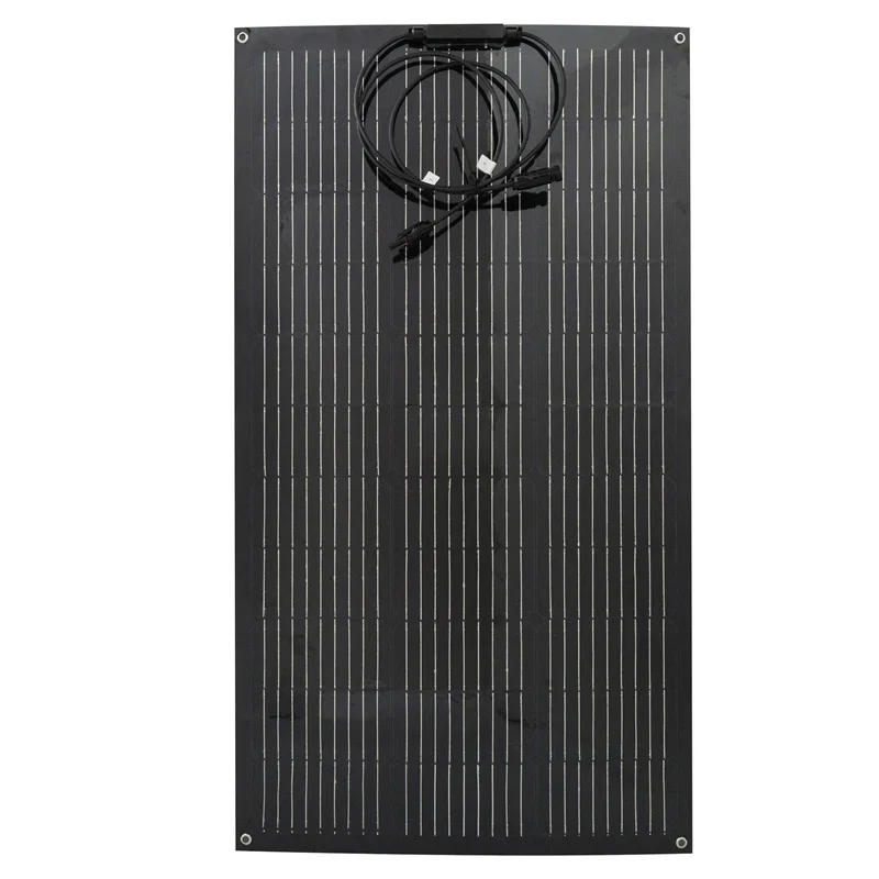 Imagem -02 - Kit Painel Solar Flexível Célula Solar Monocristalina Carregador de Energia para Camping Outdoor Iate Autocaravana Carro rv Barco 600w 300w 18v