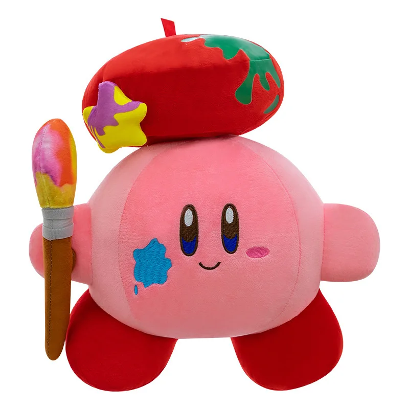 Kirby The Artist Plush Toy Kawaii Cute Stuffed Doll 35cm 55cm Cartoon Big Hug Pillow Plushie Gift For Kids Birthday Christmas view 6
