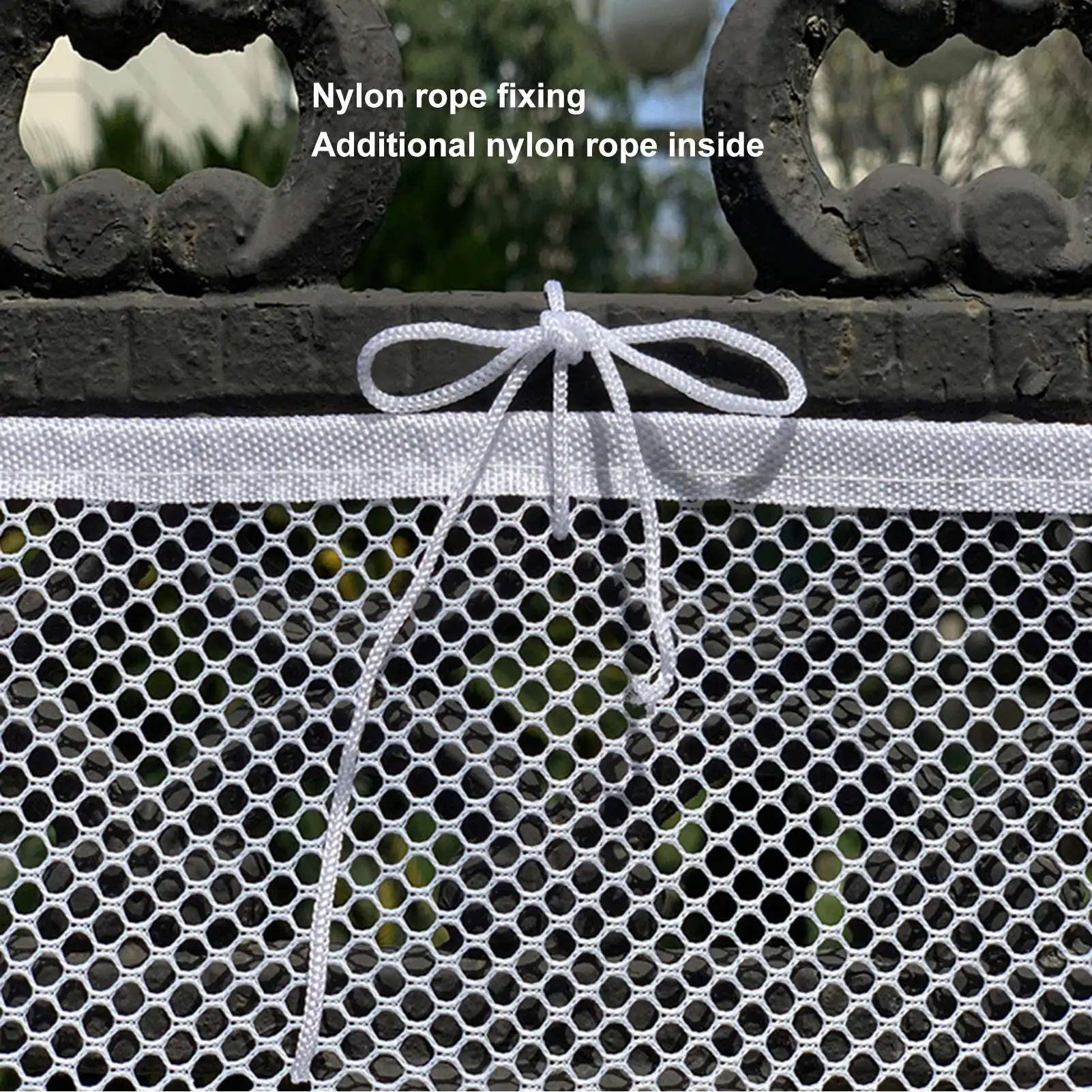 Patios Railing Stairs Netting Baby Proofing Protective Easy To Install Mesh Netting Safety Net for Balcony Rail Stair