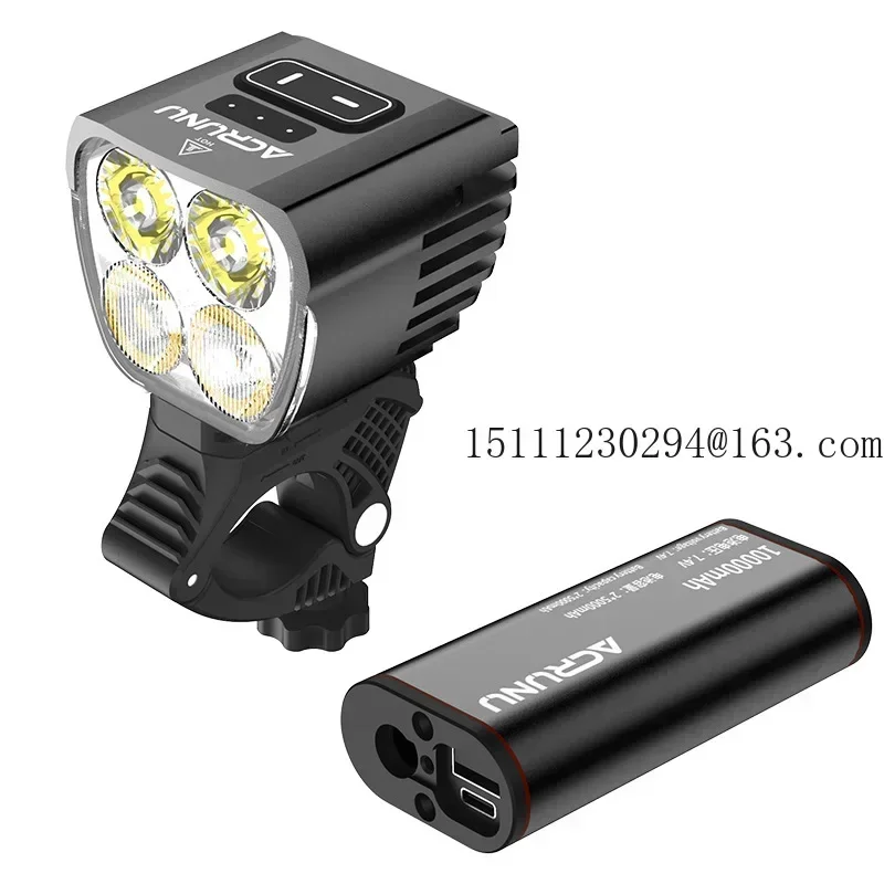 Bicycle headlights, road bikes, mountain bikes, night riding lights, USB charging