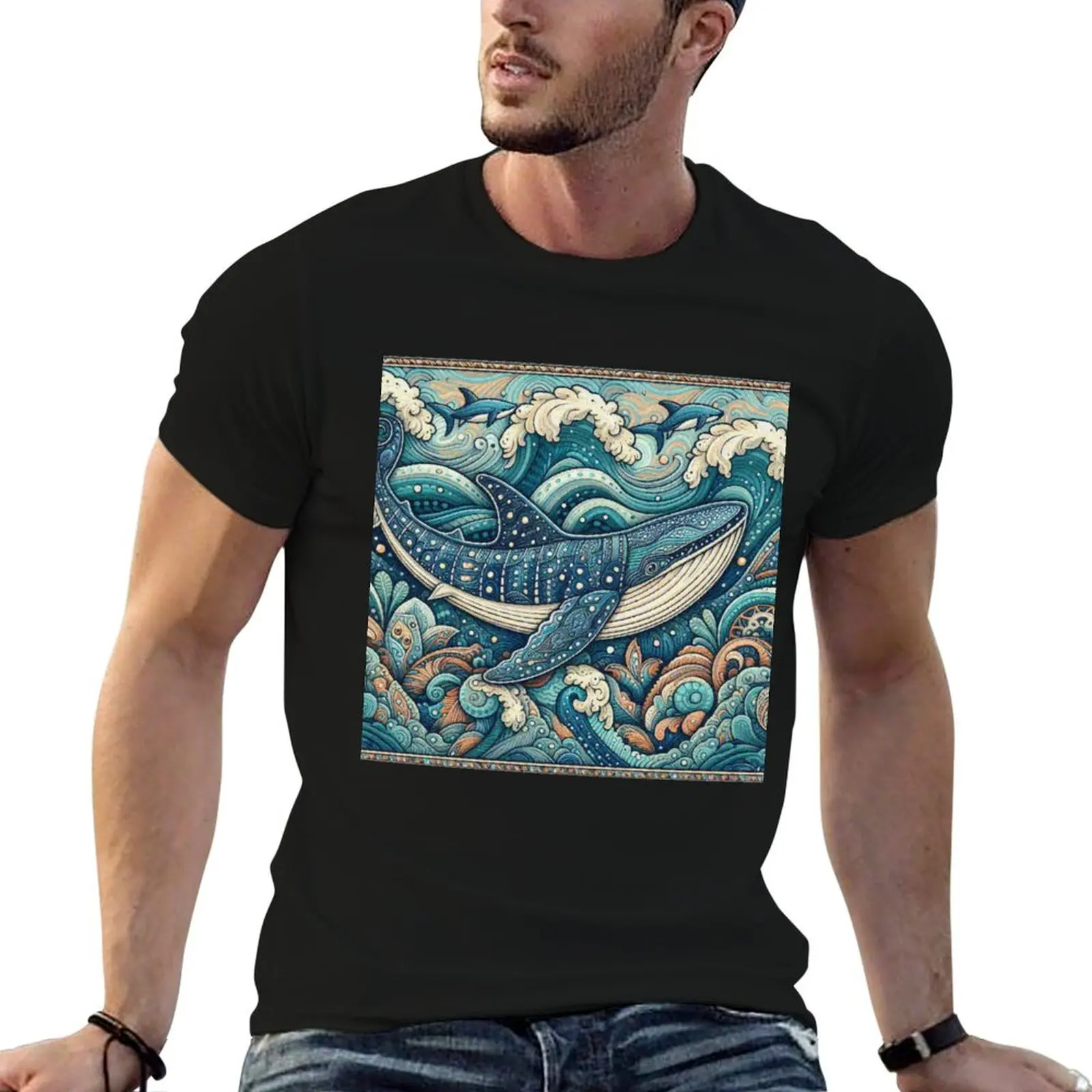 

the Great Whale Shark T-Shirt oversized graphic tee shirts graphic blanks mens graphic t-shirts pack