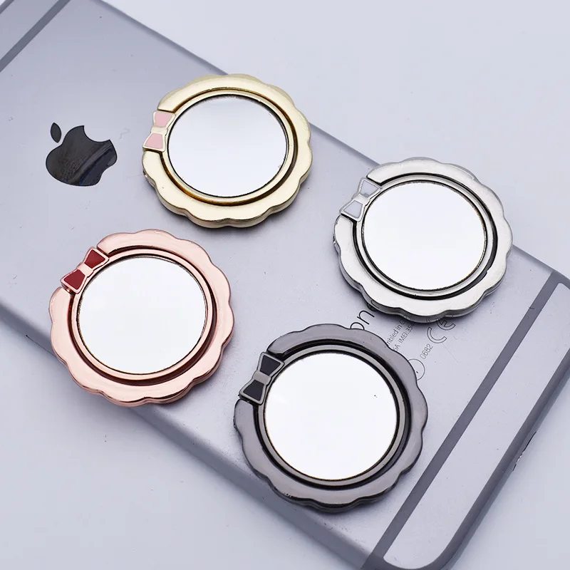 Mirror Ring Buckle 360 Degree RotationNew Multifunctional Bracket Universal Wholesale Ring Holder for Phone