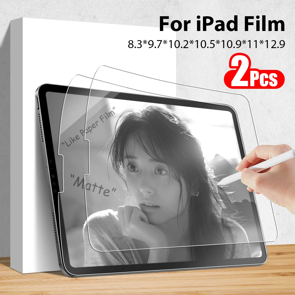 

Защитная пленка Like Paper для Pro 11 12,9 2022 Mini 6 Air 5 4 3 12 9 9 9 10 10 поколения 10,2 9,7 2021 матовая без стекла