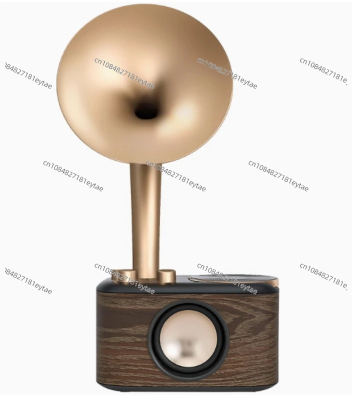 

portable retro outdoor wireless Bluetooth speaker, subwoofer small speaker, home FM radio，natural sound effects