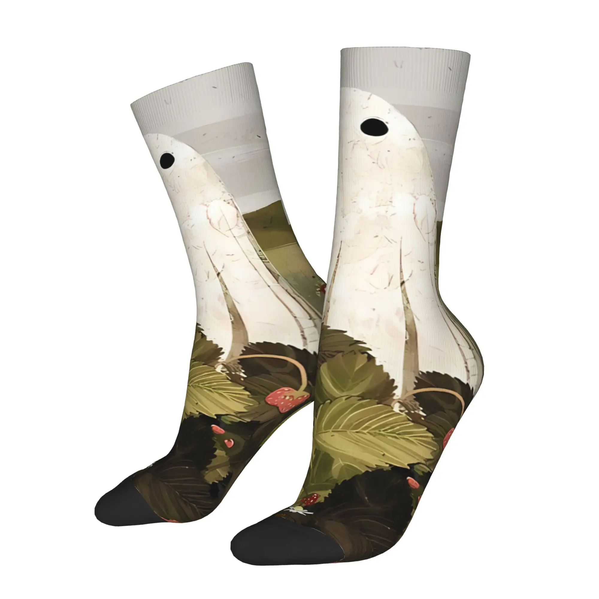 

Vintage Strawberry Fields Men's Socks Unisex Street Style Crazy Crew Sock Gift