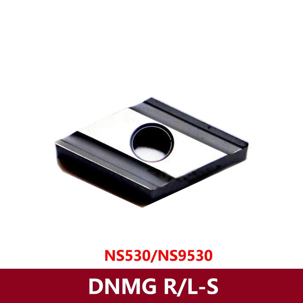 Original DNMG150404L DNMG150404R DNMG150408R S NS530 NS9530 Carbide Inserts DNMG 150404 DNMG150408 L R CNC Lathe Cutter Tools