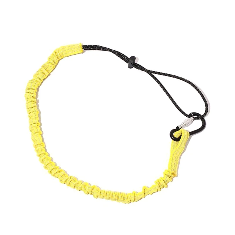 Durable Nylon Tool Lanyard Rope with Spring Screw Lock Carabiner Working Anti-Falling Safety Rope Tool Tether Lanyard Camping