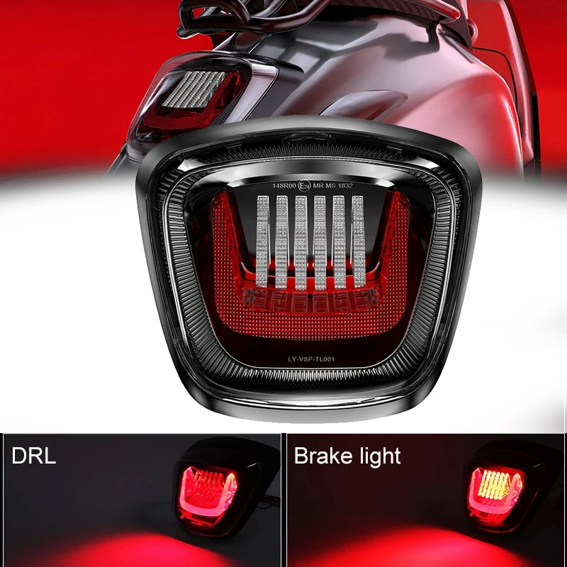 Motorcycle Tail Light Brake Turn Signal Integrated LED Rear Lamp Stop Light For Vespa Sprint Primavera 125 150 2013-2023 2022