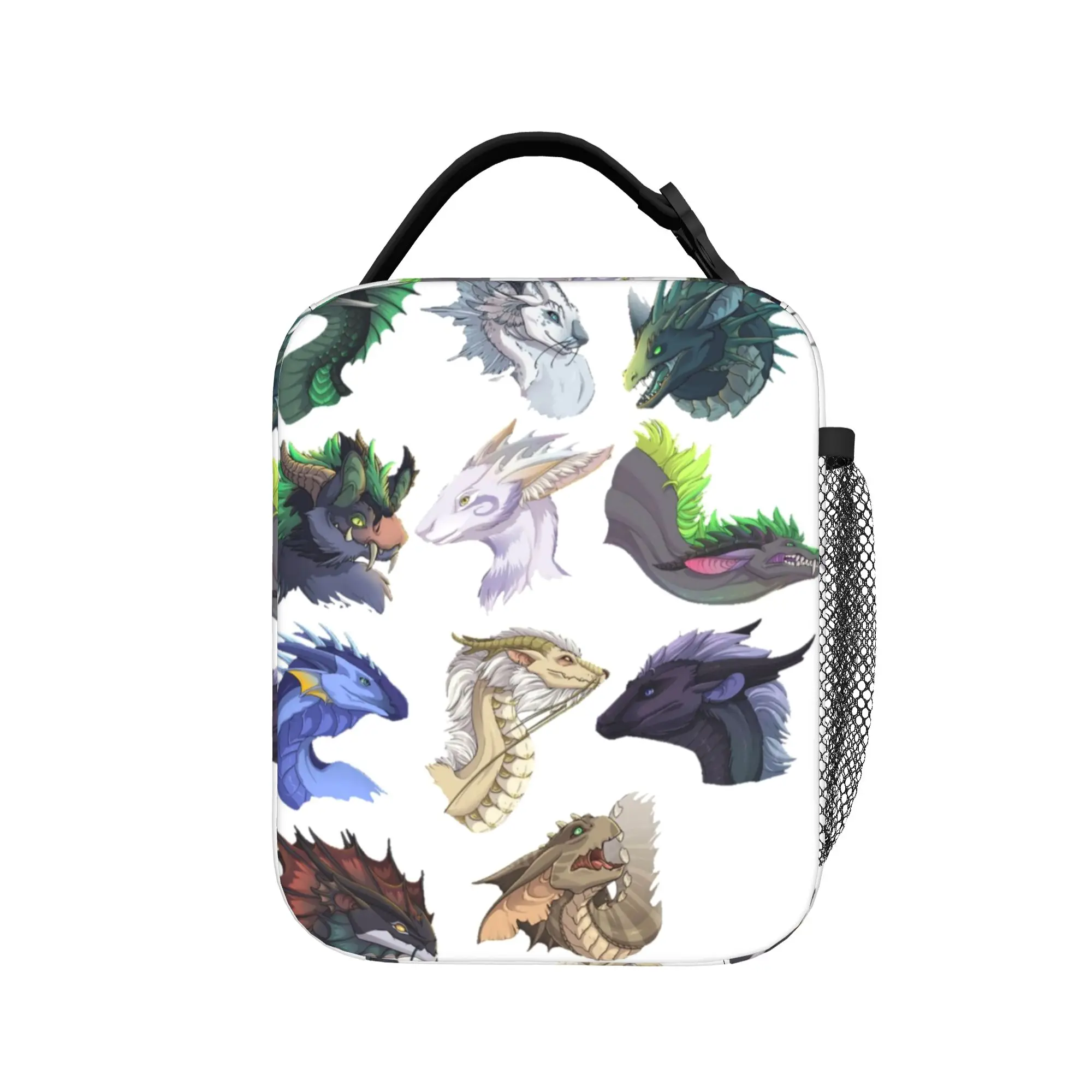 Monster Hunter Rise Insulated Lunch Bag Cooler Bag Lunch Container MHW Risemonster Tote Lunch Box Food Storage Bags College
