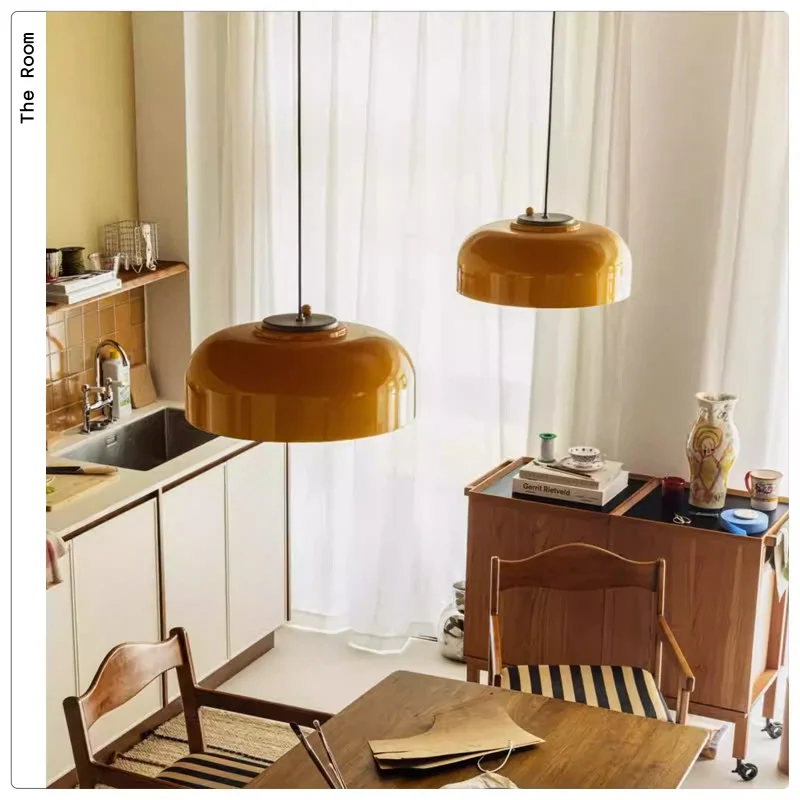 Podgy Pendant Lamp LED Designer Macaron Lamp Minimalist Coffee Table Suspension Light Living Room Restaurant Kitchen Inland Lamp