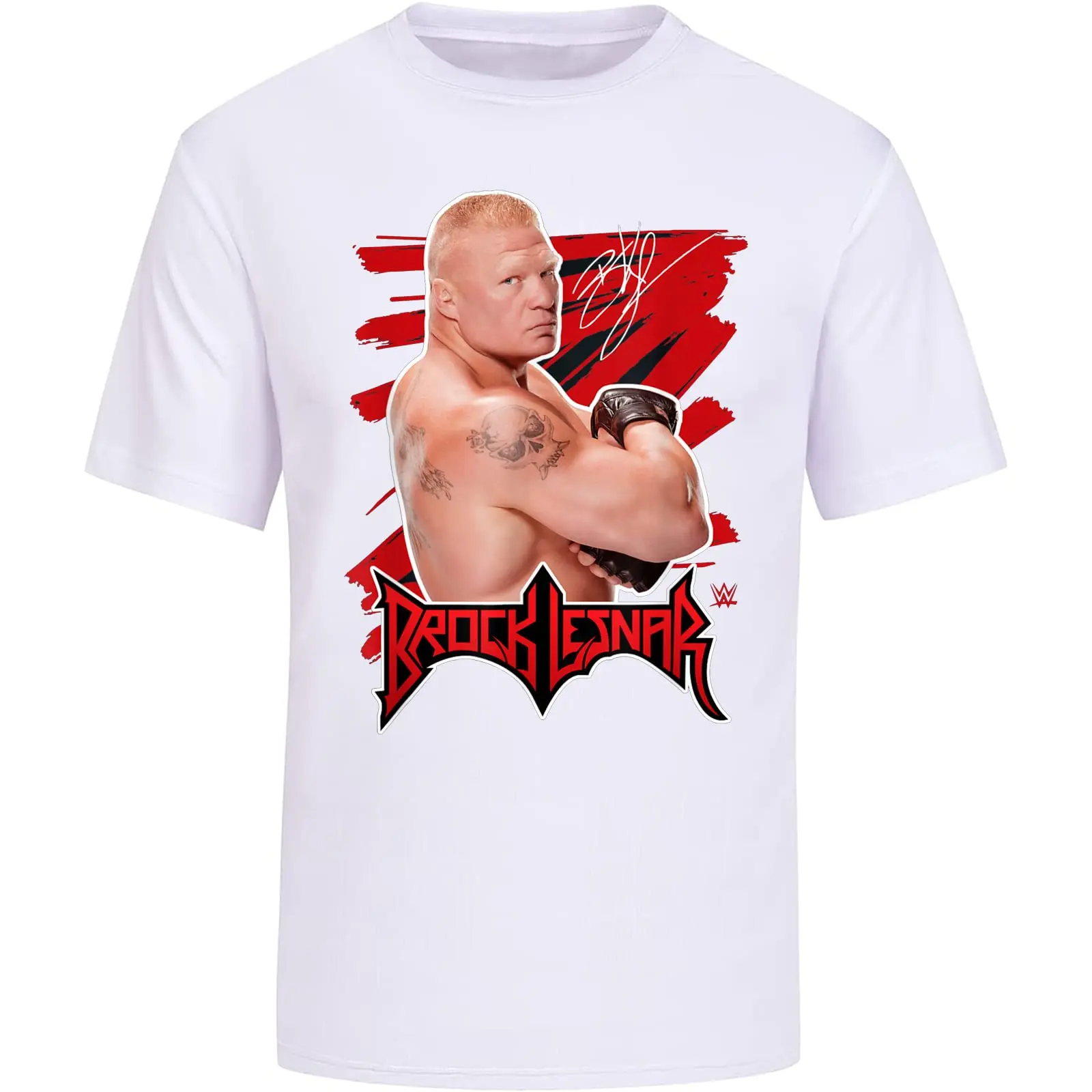 Brock Lesnar T-Shirt Unisex Tee for Mens Anime Graphic T-shirts  Men Clothing Women Tees High Quality 100%Cotton Short Sleeve